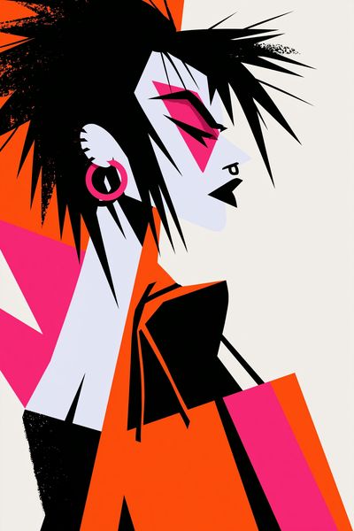Pop Art Portrait Poster. poster