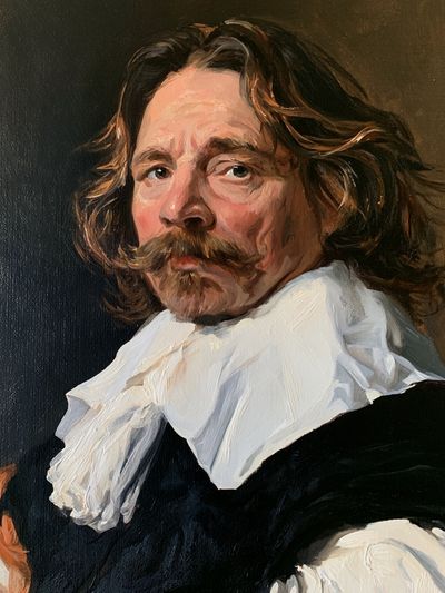Baroque Portrait Oil Painting Poster.