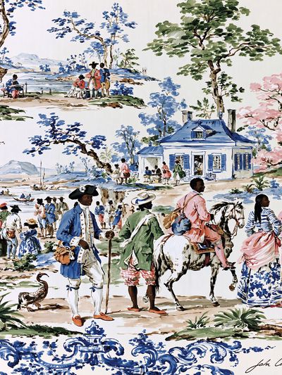 Pastoral Scene Watercolor Print.