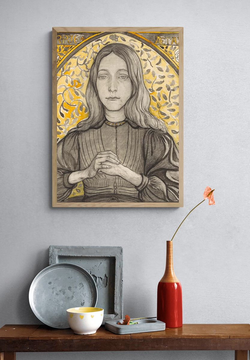 Portrait Harpje, Aged 15 (1895). — room view 3