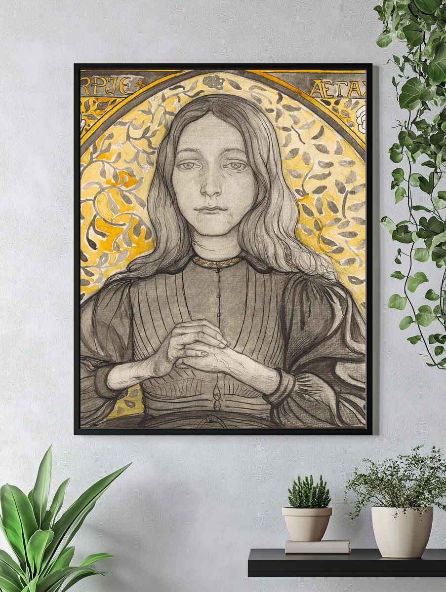 Portrait Harpje, Aged 15 (1895). — room view 4