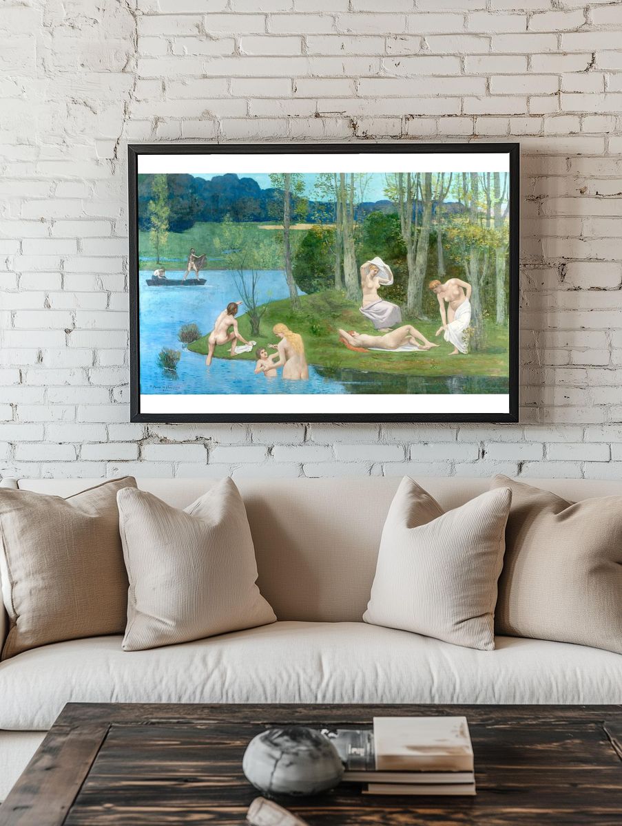 Naked women. Summer (1891) painting. — room view 1