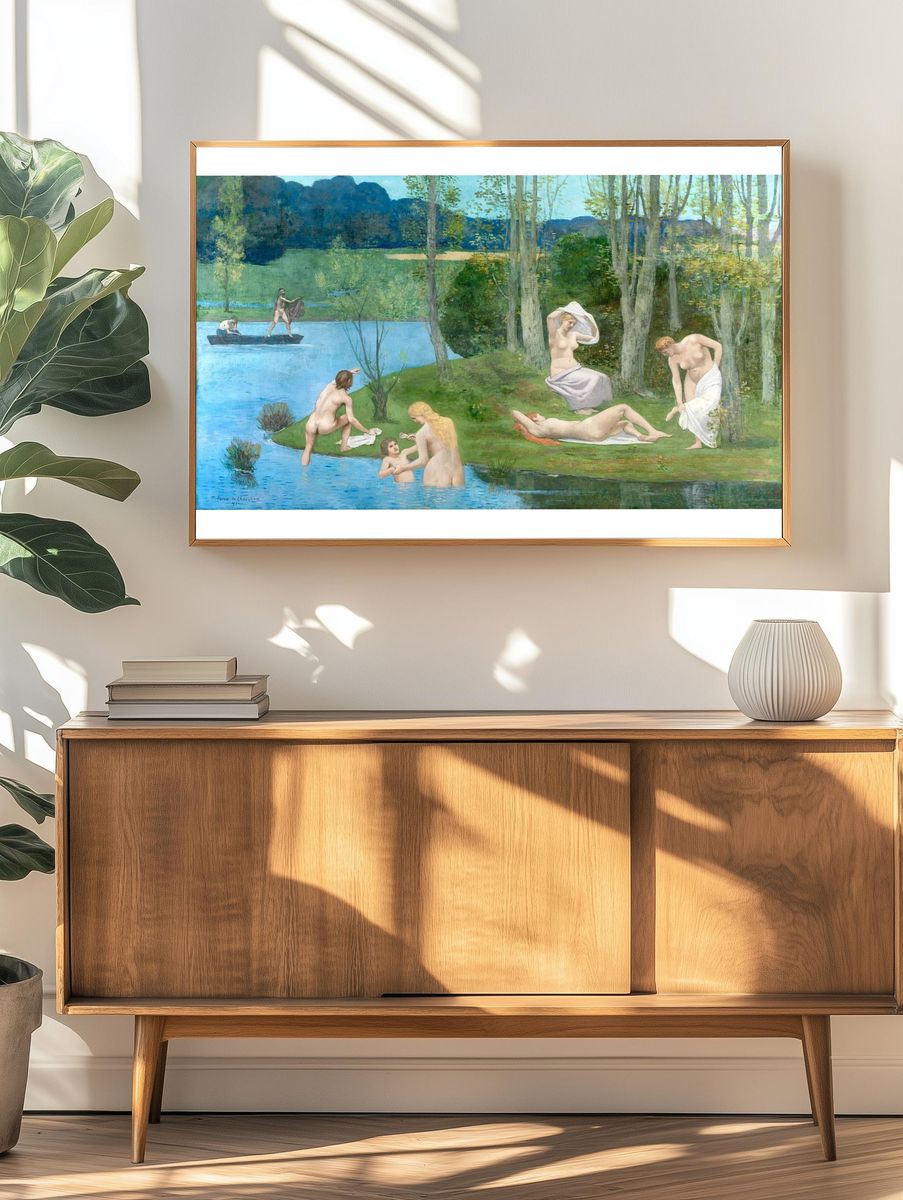 Naked women. Summer (1891) painting. — room view 3