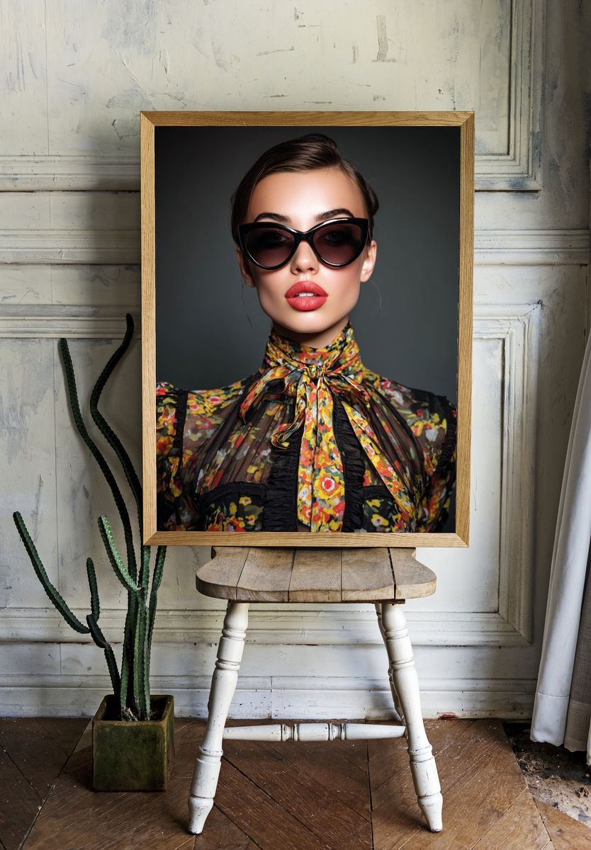 Fashion Portrait Photography Poster. room preview