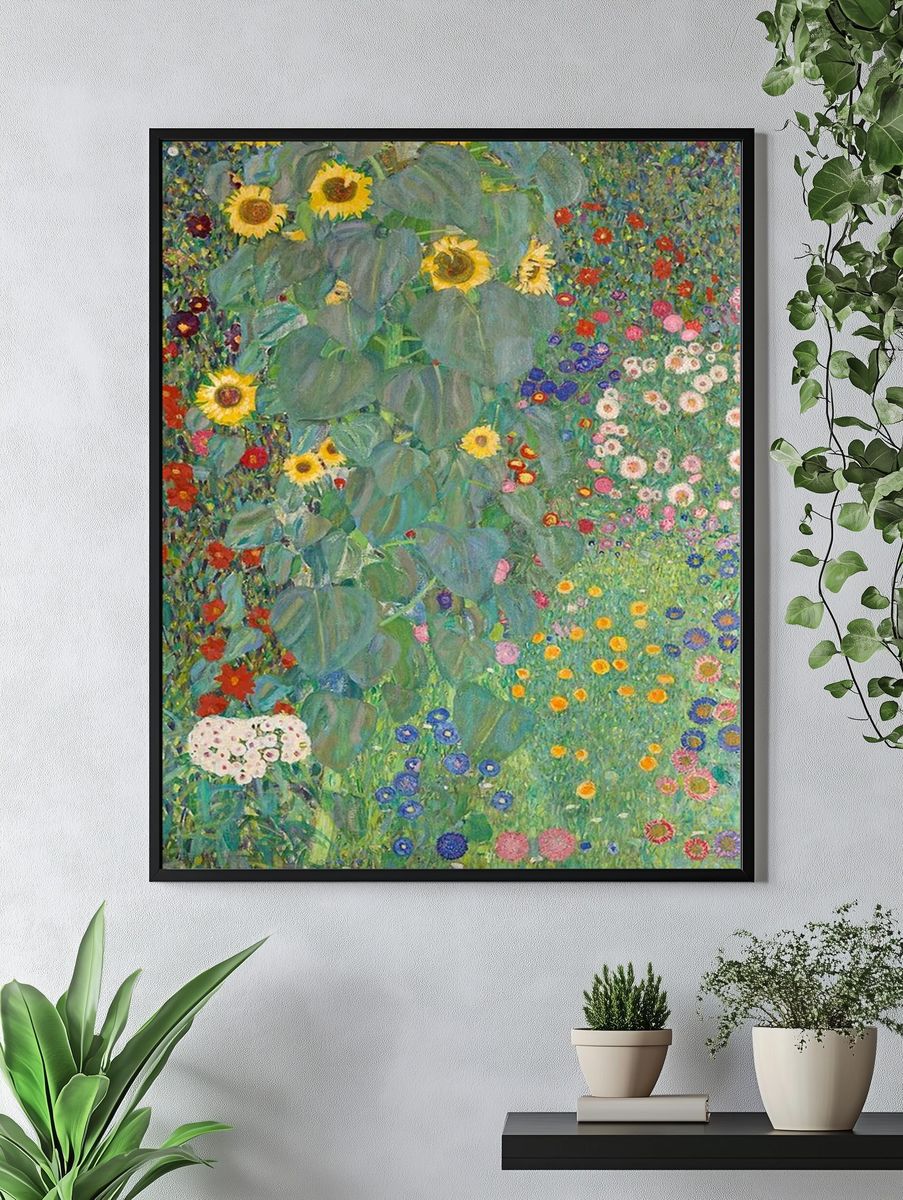 Klimt iPhone wallpaper, art nouveau. — room view 4