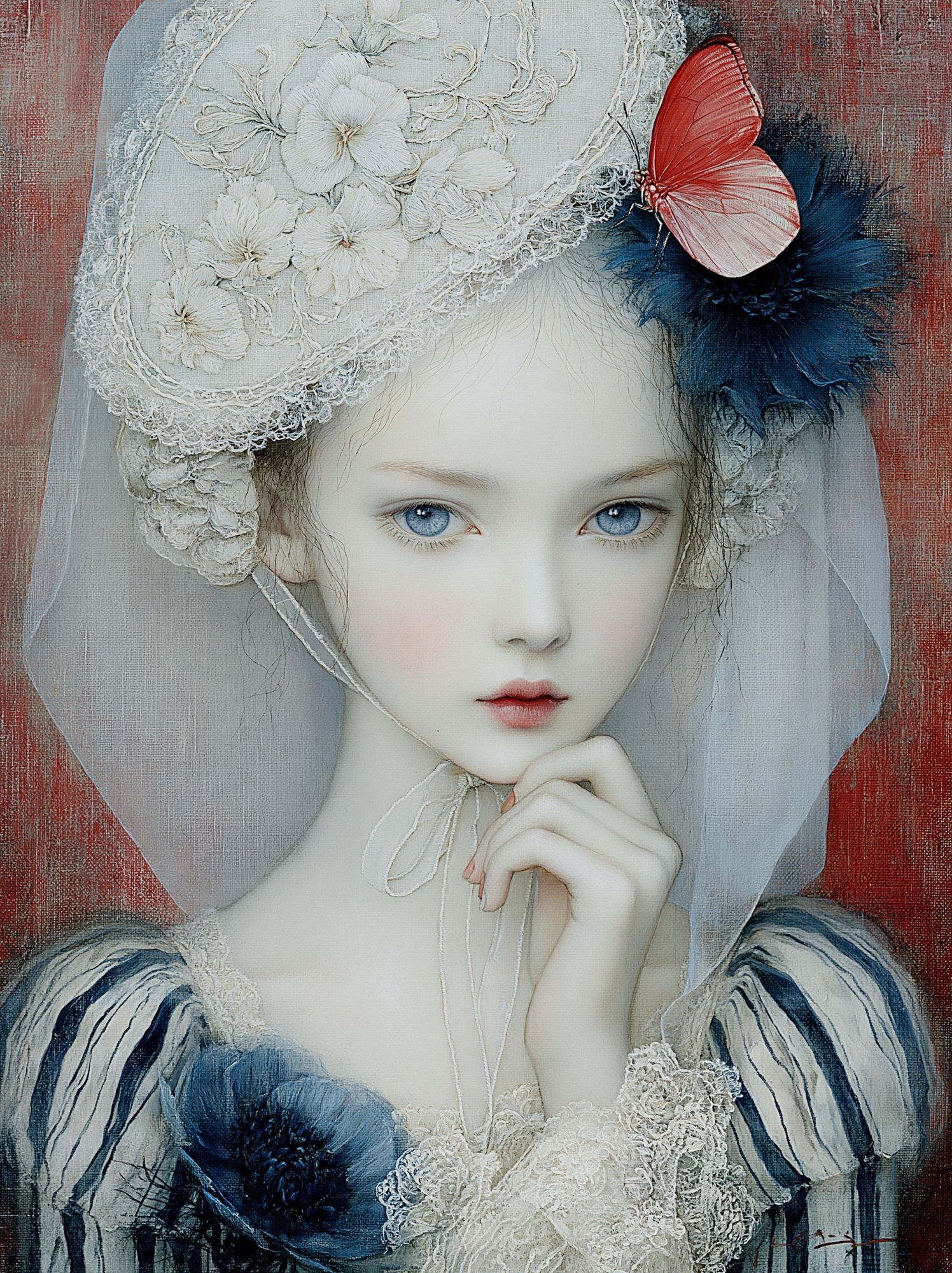Dreamlike Portrait Fine-Art Print. poster — fine-art art