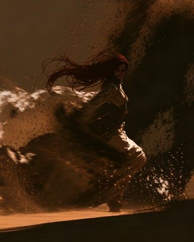 Desert Dancer — Fine-Art Print. poster — fine-art art