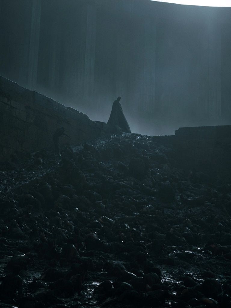 Dark Cloaked Figure — Cinematic Print. poster — fine-art art