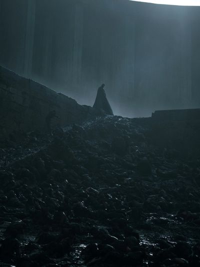 Dark Cloaked Figure — Cinematic Print.