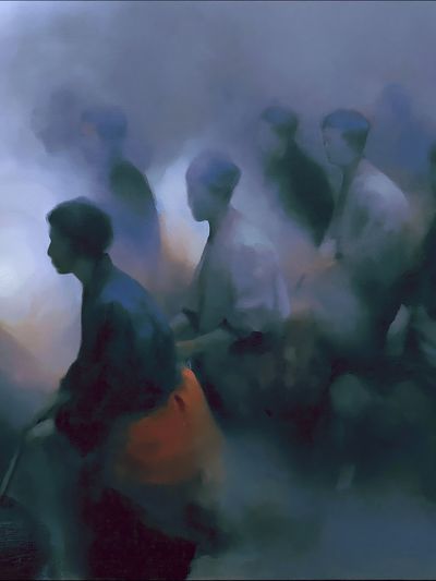 Dreamlike Crowd — Fine-Art Print.