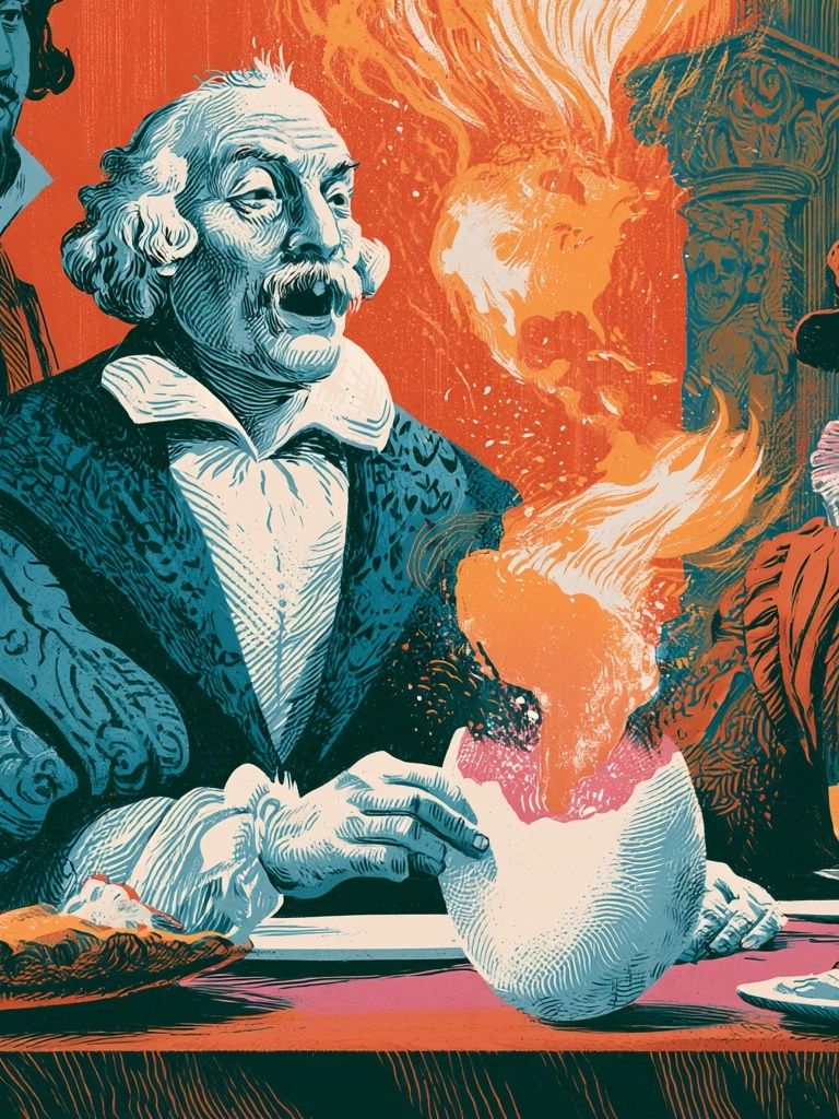 Shakespearean Feast Fine-Art Poster. poster detail