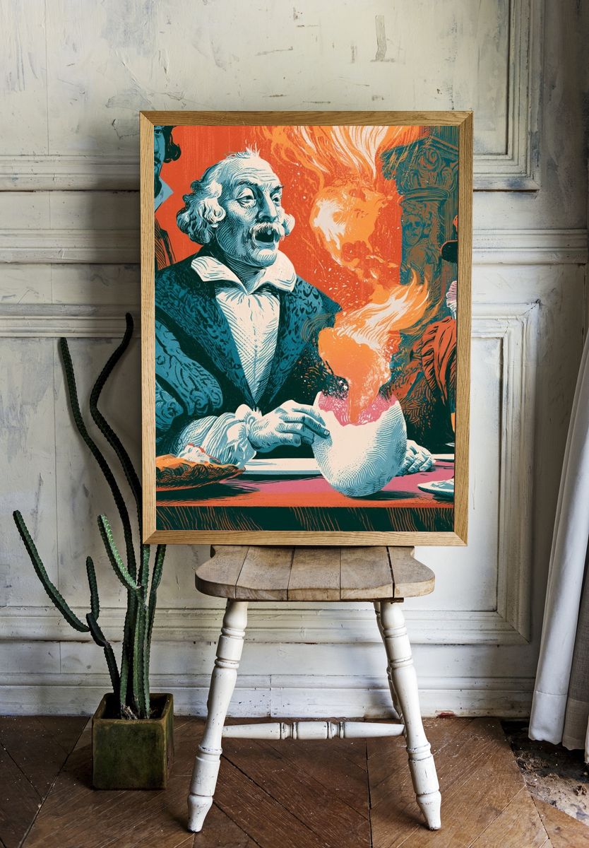 Shakespearean Feast Fine-Art Poster. room preview