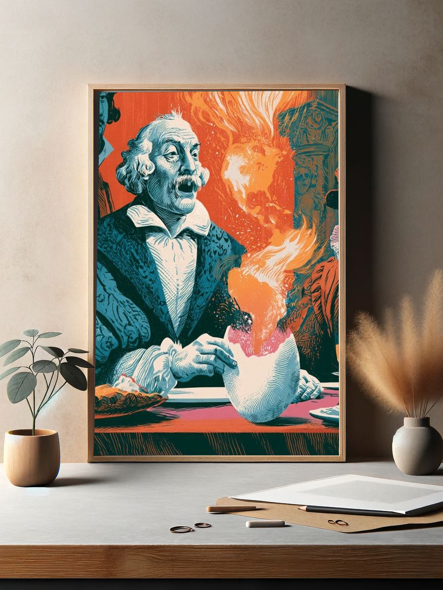 Shakespearean Feast Fine-Art Poster. — room view 2