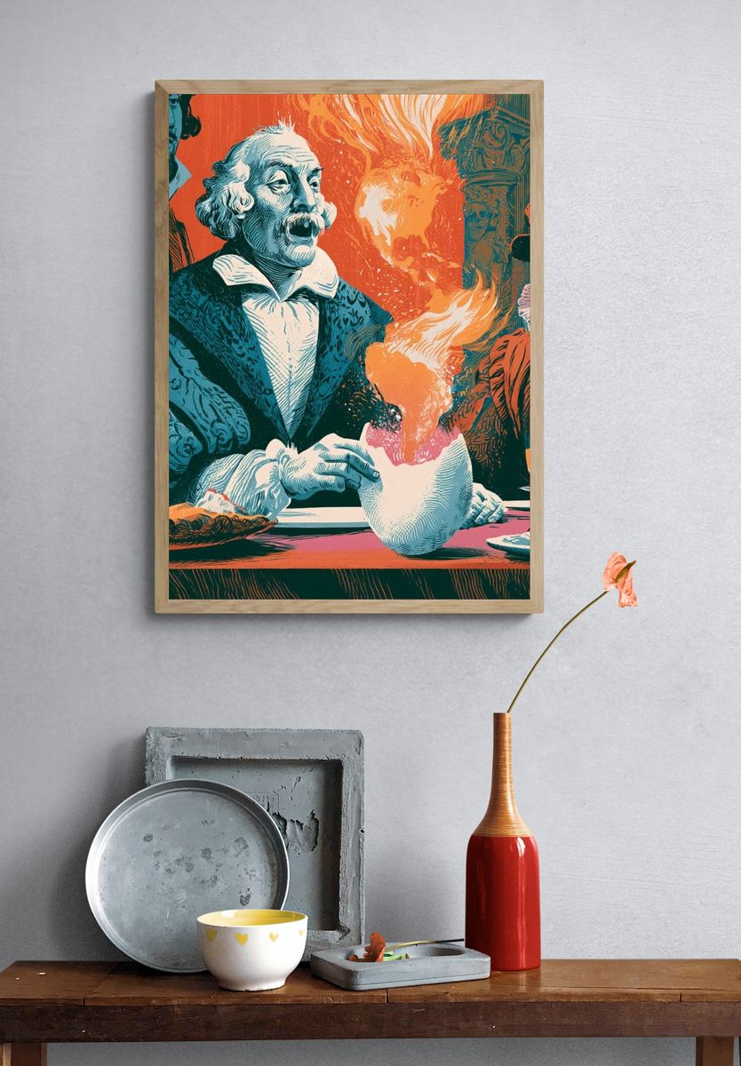Shakespearean Feast Fine-Art Poster. — room view 3