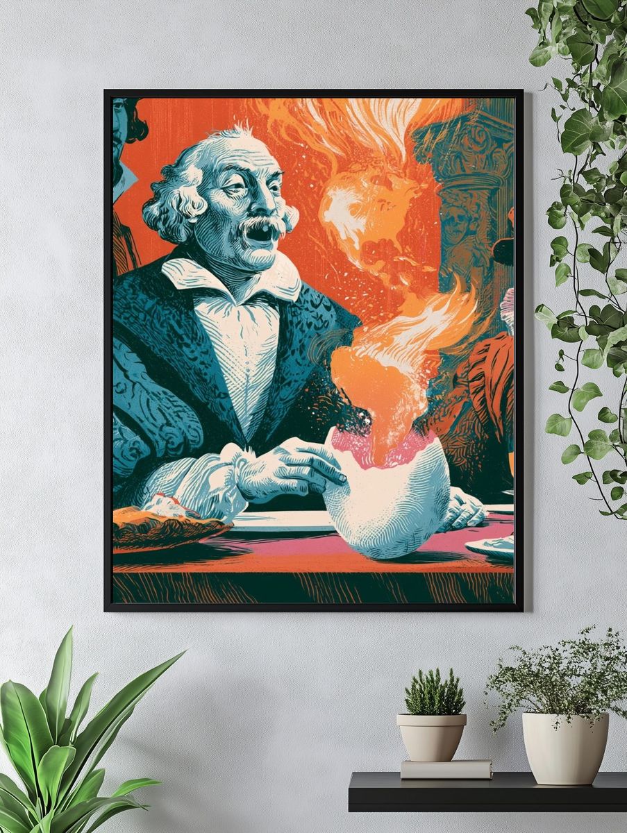 Shakespearean Feast Fine-Art Poster. — room view 4