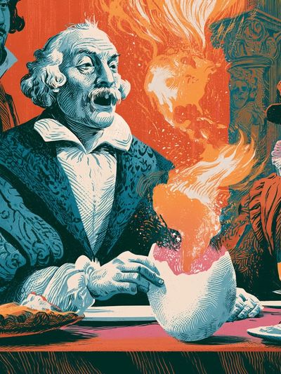 Shakespearean Feast Fine-Art Poster.