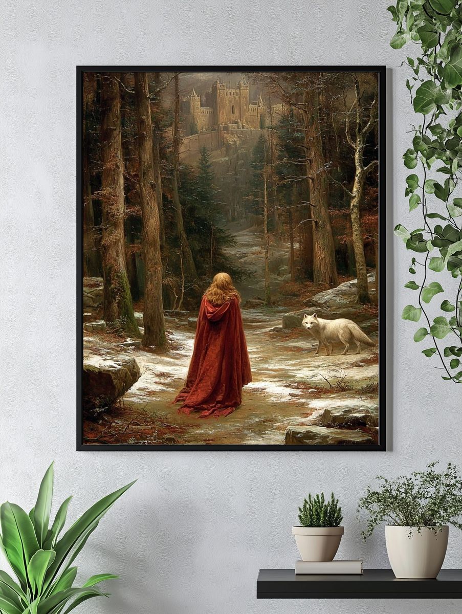 Forest Castle Encounter Fine-Art Print. — room view 4