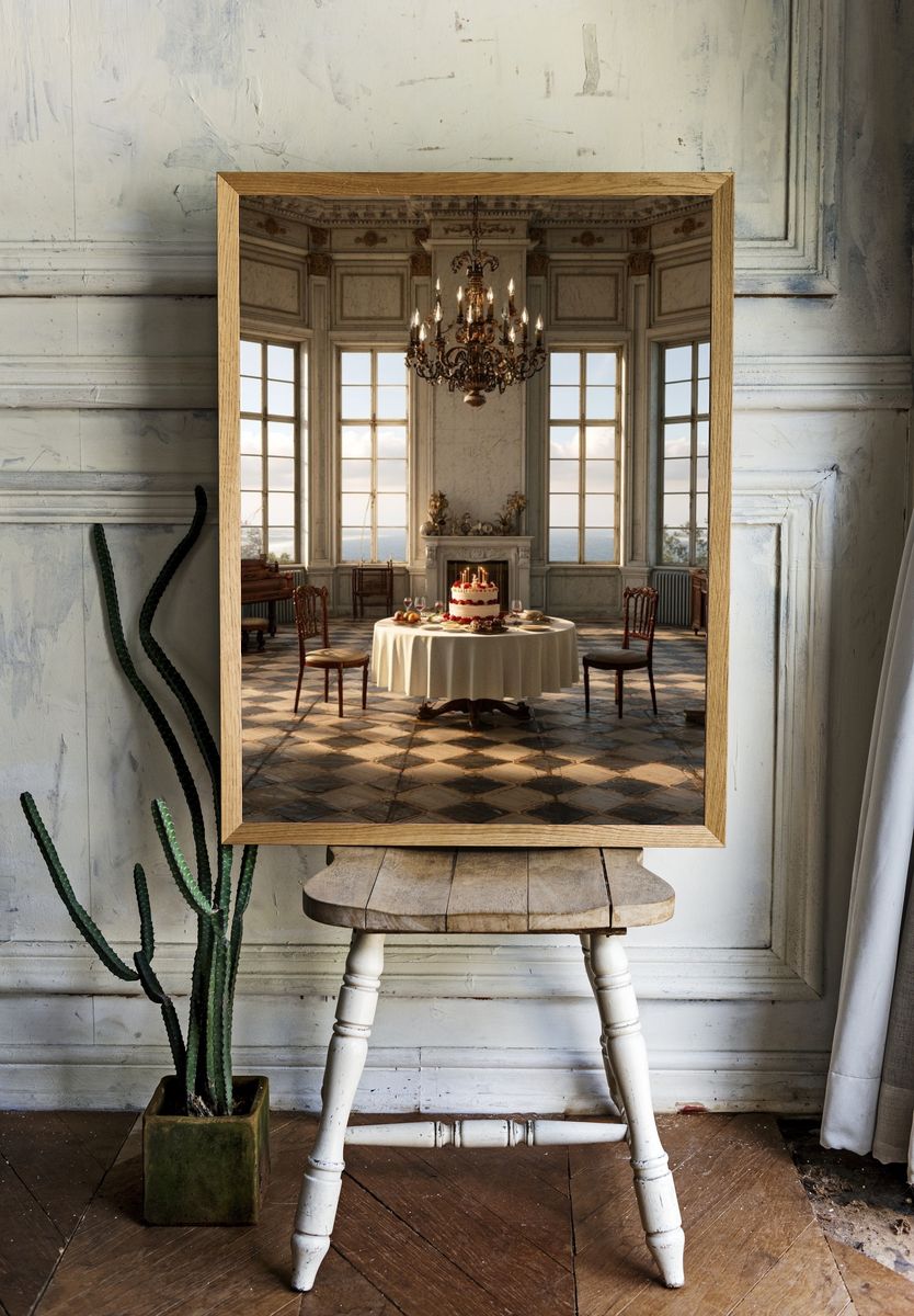 Grand Salon Still Life Poster. room preview