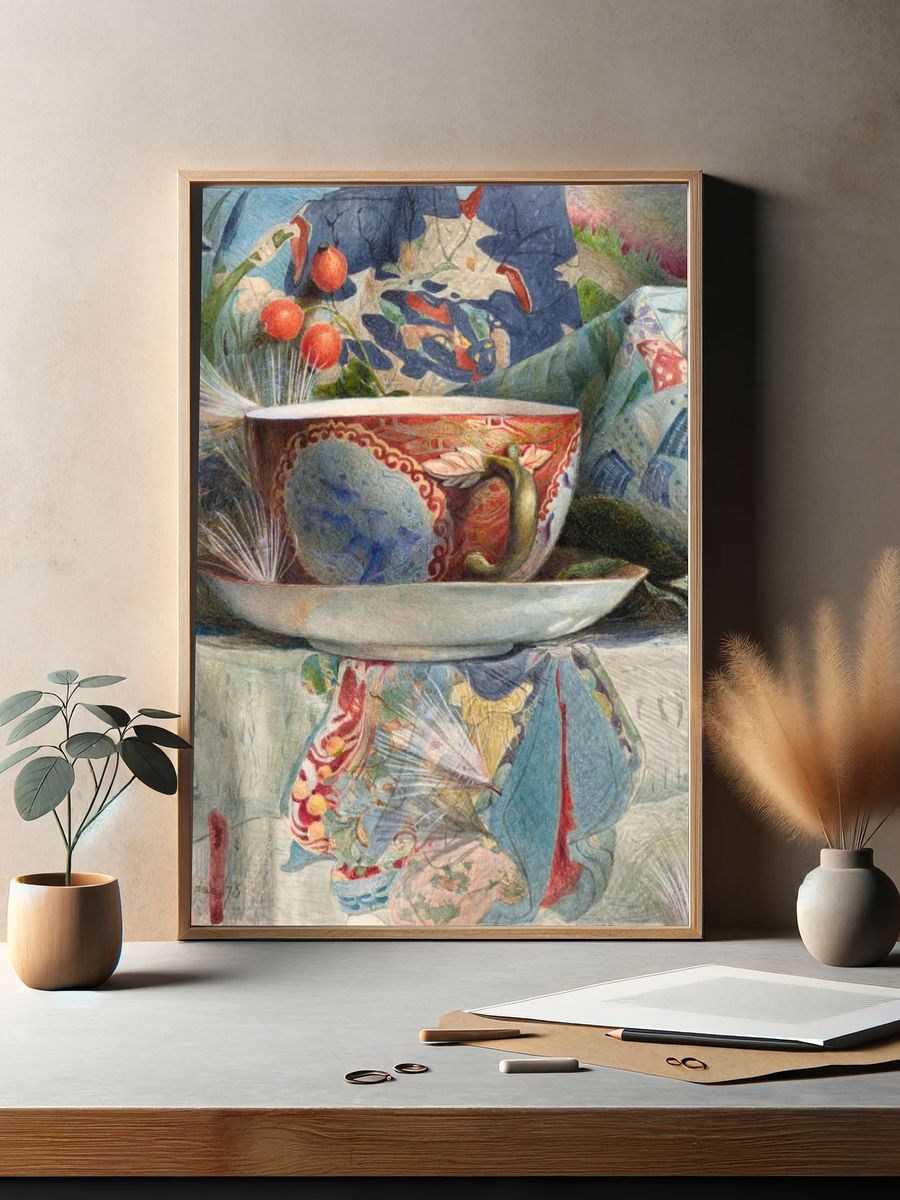 Still Life Tea Cup (1876). — room view 2
