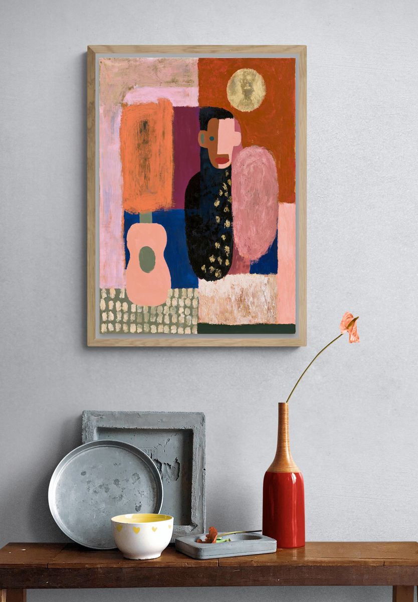 Abstract Figure Composition Poster. — room view 3