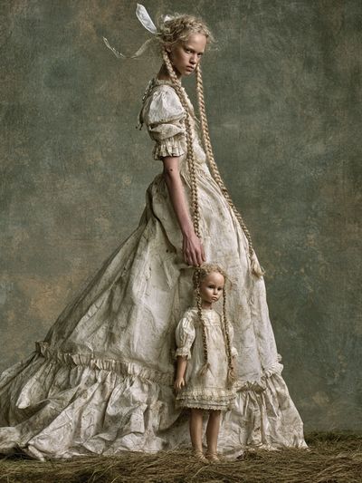 Surreal Doll Portrait Print.