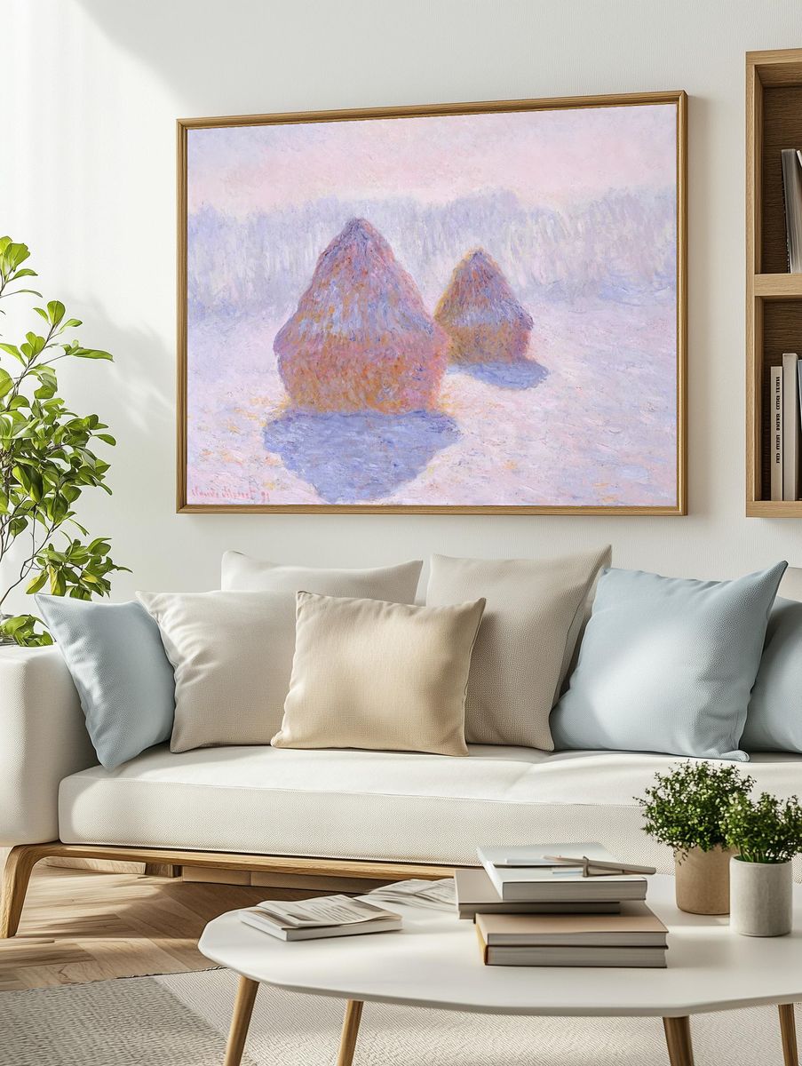 Haystacks (Effect Snow Sun) (1891). — room view 2
