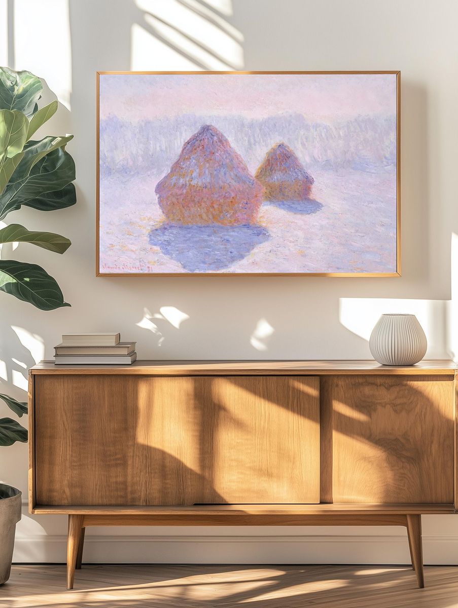 Haystacks (Effect Snow Sun) (1891). — room view 3