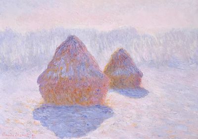 Haystacks (Effect Snow Sun) (1891).