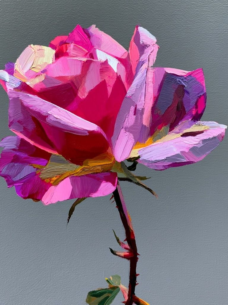 Pink Rose Fine-Art Print. poster — fine-art art