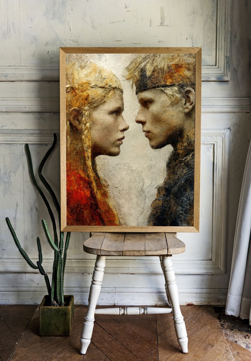 Intimate Faces Fine-Art Poster. room preview