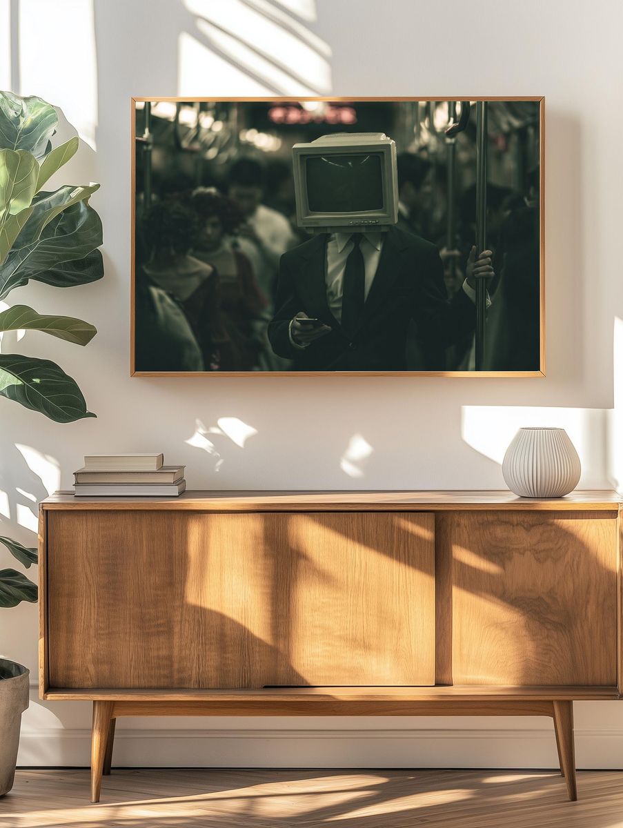 CRT Head Transit Poster. — room view 3