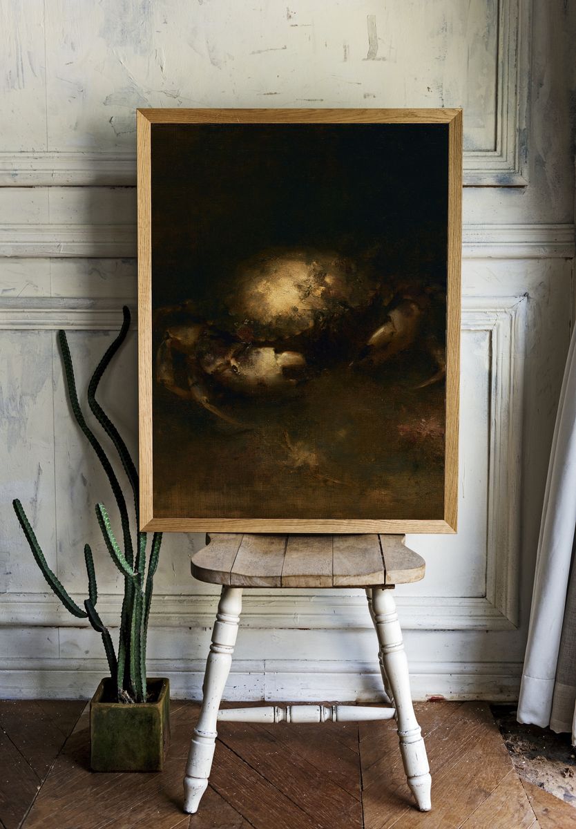 Golden Still Life — Fine-Art Print. room preview