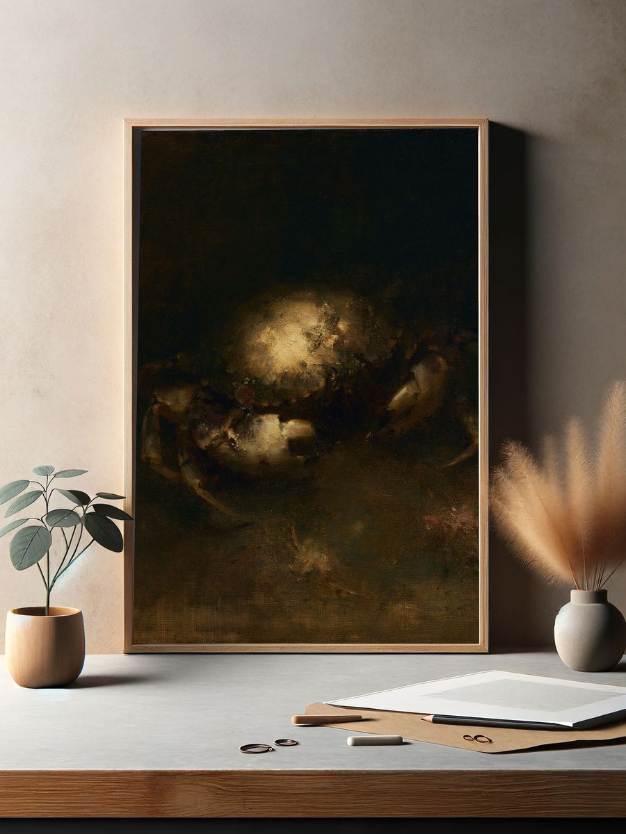 Golden Still Life — Fine-Art Print. — room view 2