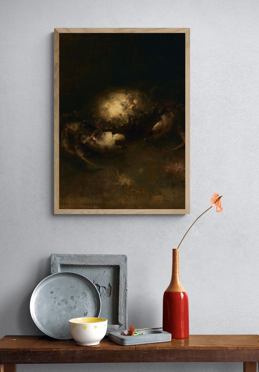 Golden Still Life — Fine-Art Print. — room view 3