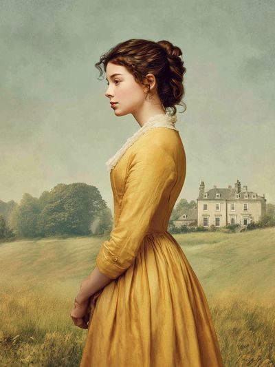 Victorian Portrait Landscape Print.