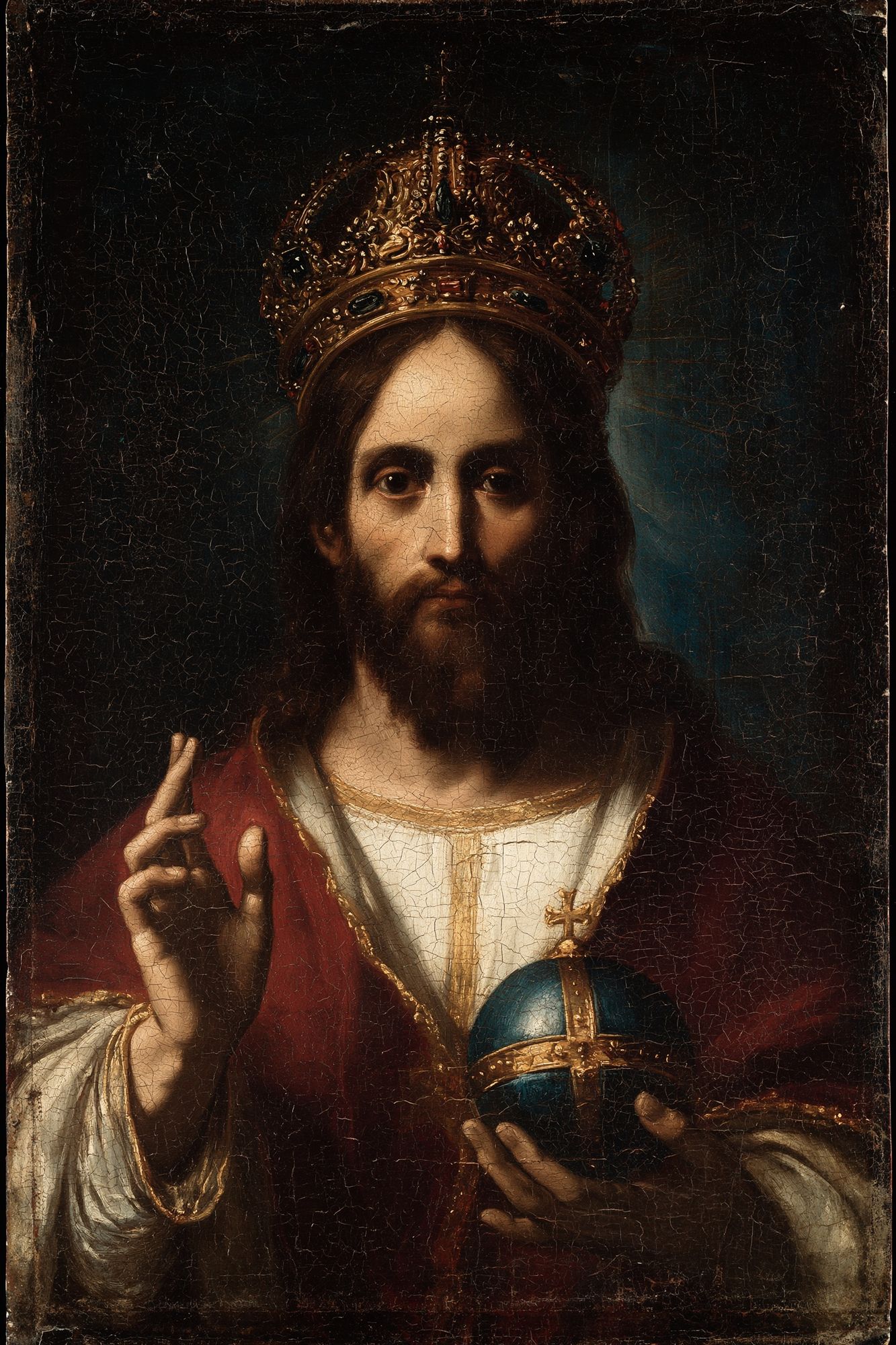 Christ Pantocrator Renaissance Poster. poster — fine-art art