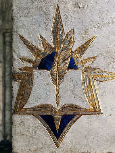 Sacred Emblem Art Deco Print. poster