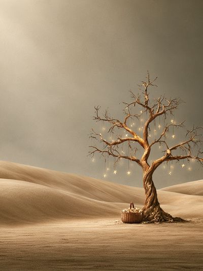 Enchanted Desert Tree Print.