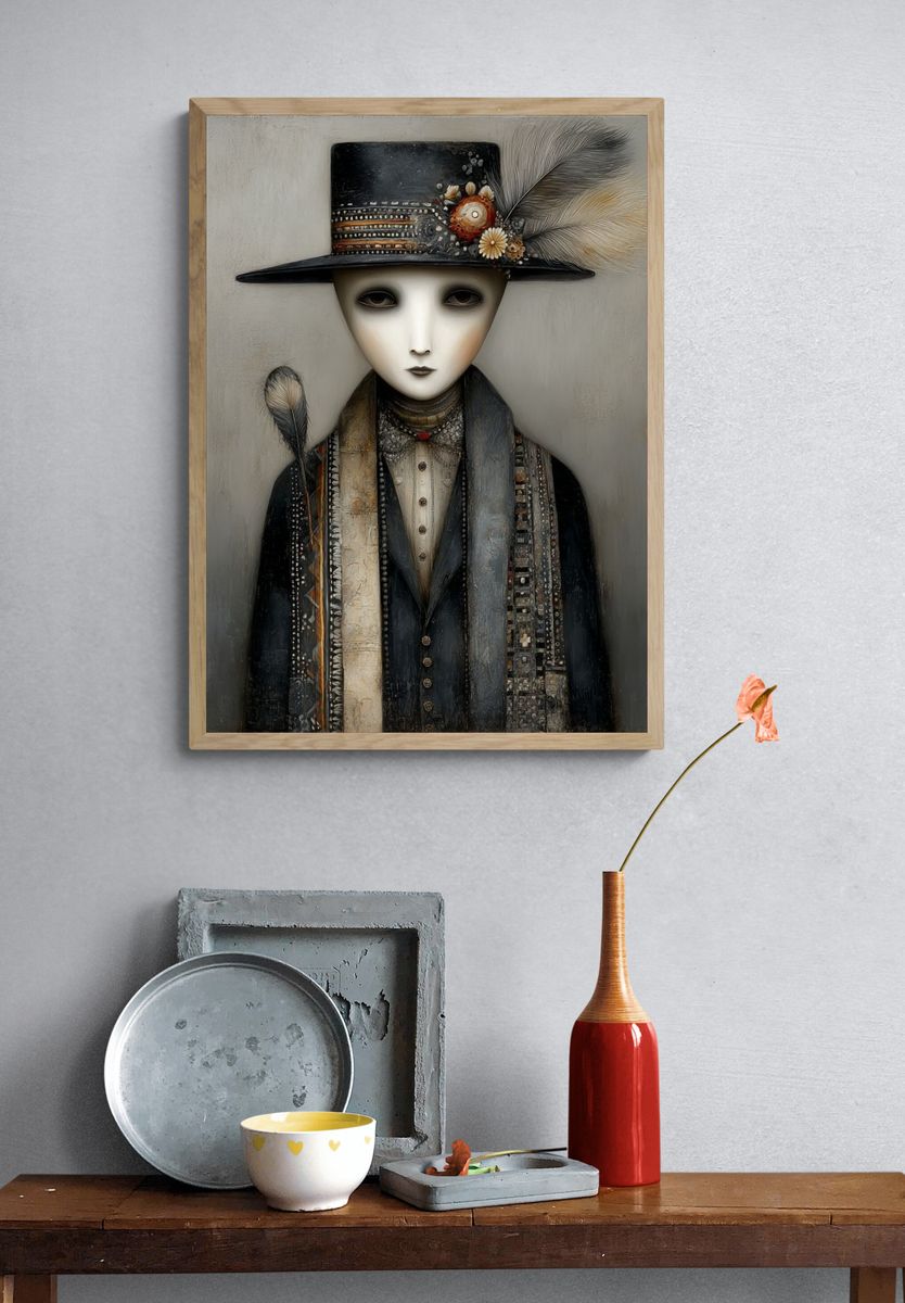 Surreal Portrait — Fine-Art Print. — room view 3