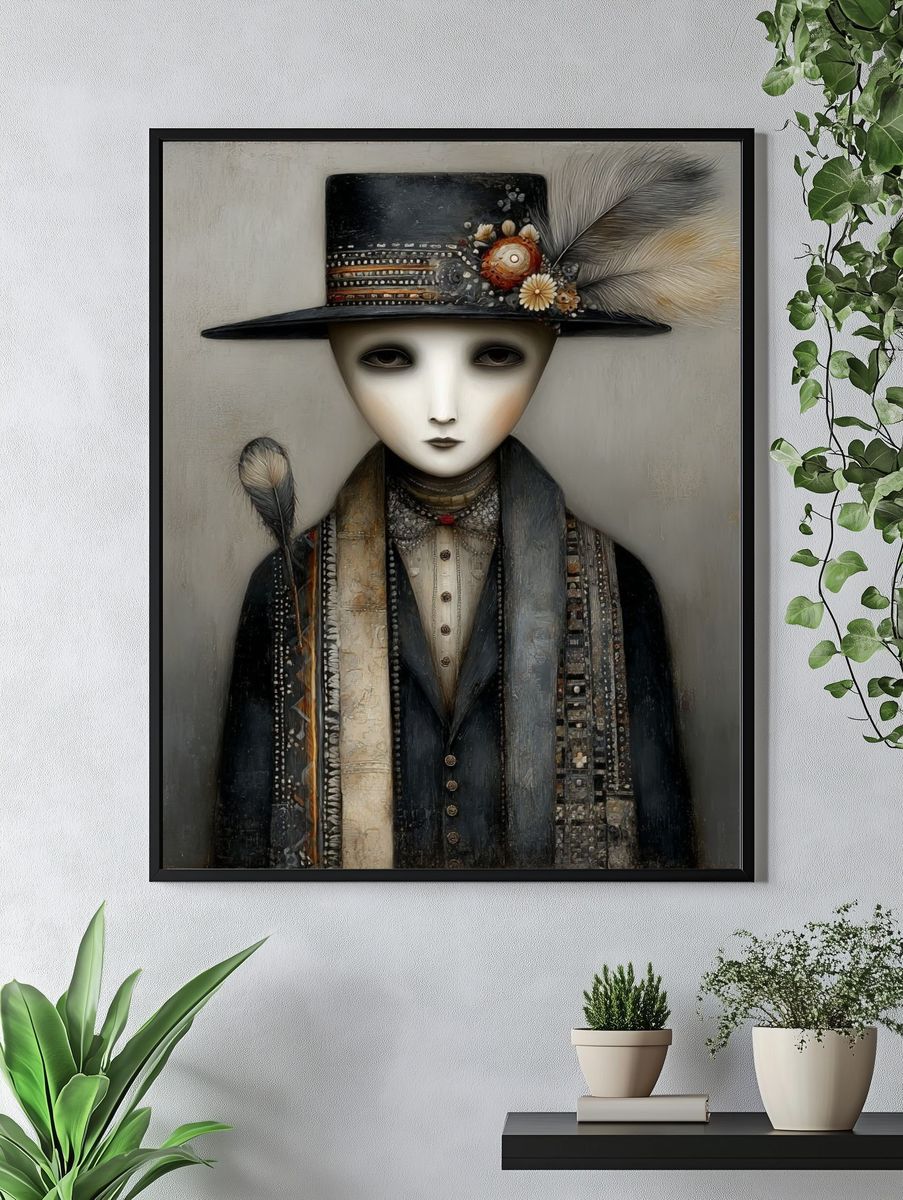 Surreal Portrait — Fine-Art Print. — room view 4