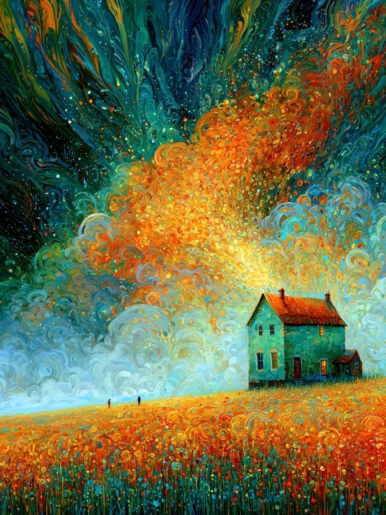 Dreamscape House Fine-Art Print. poster detail
