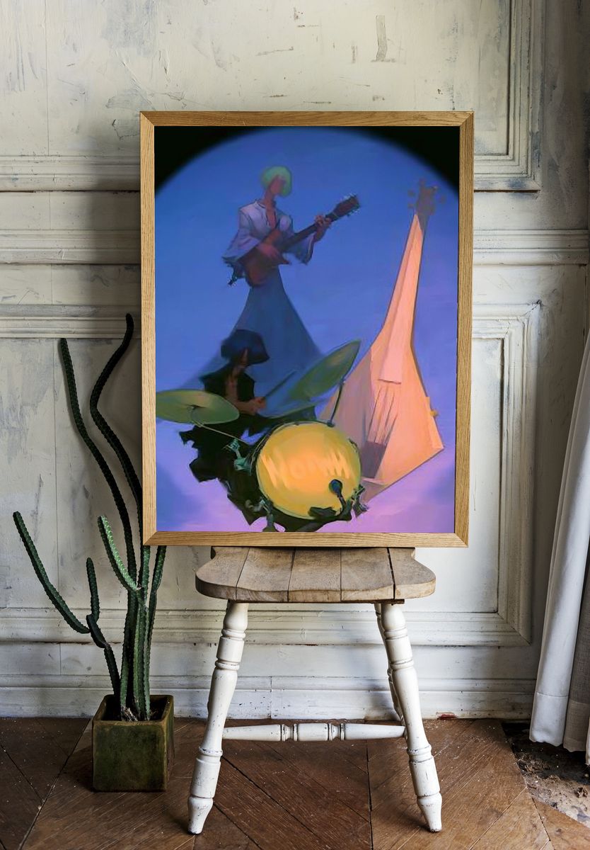 Surreal Band Performance Poster. — room view 1
