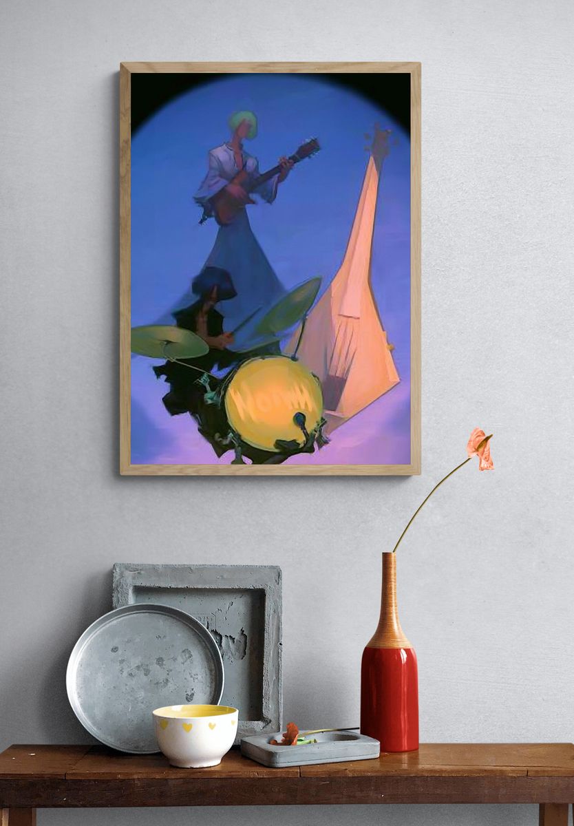 Surreal Band Performance Poster. — room view 3