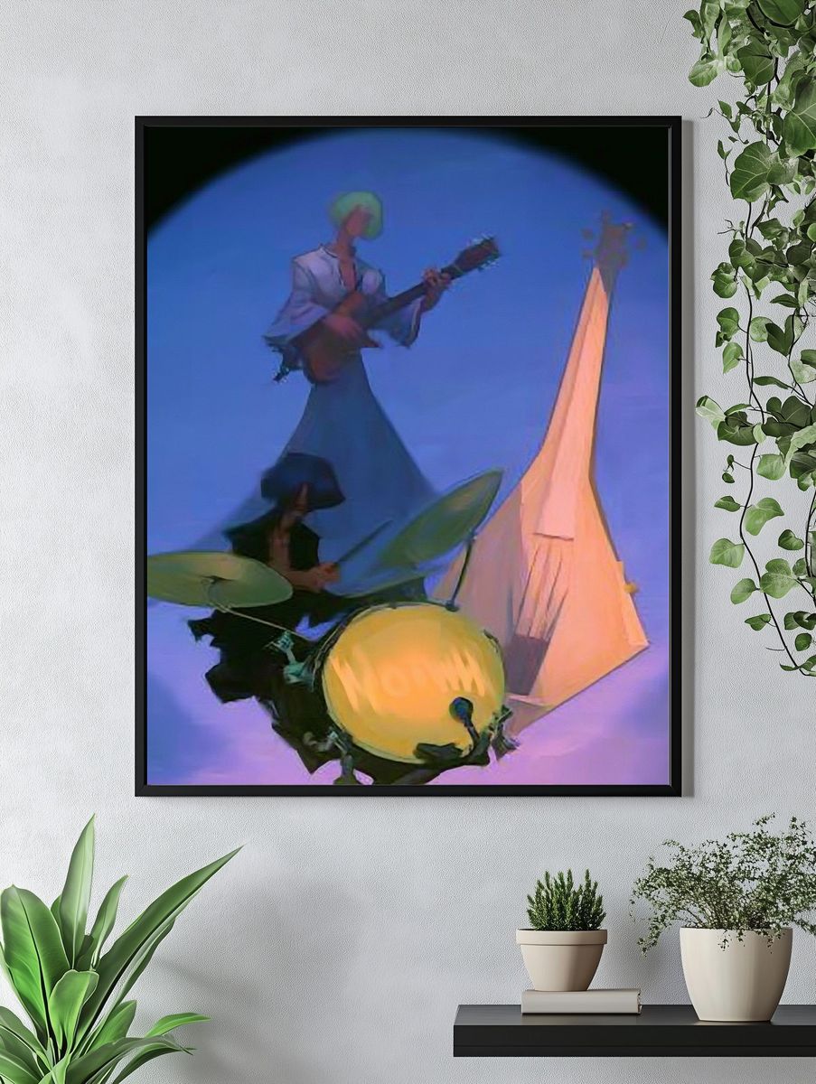 Surreal Band Performance Poster. — room view 4