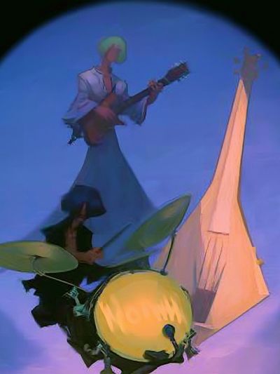 Surreal Band Performance Poster.