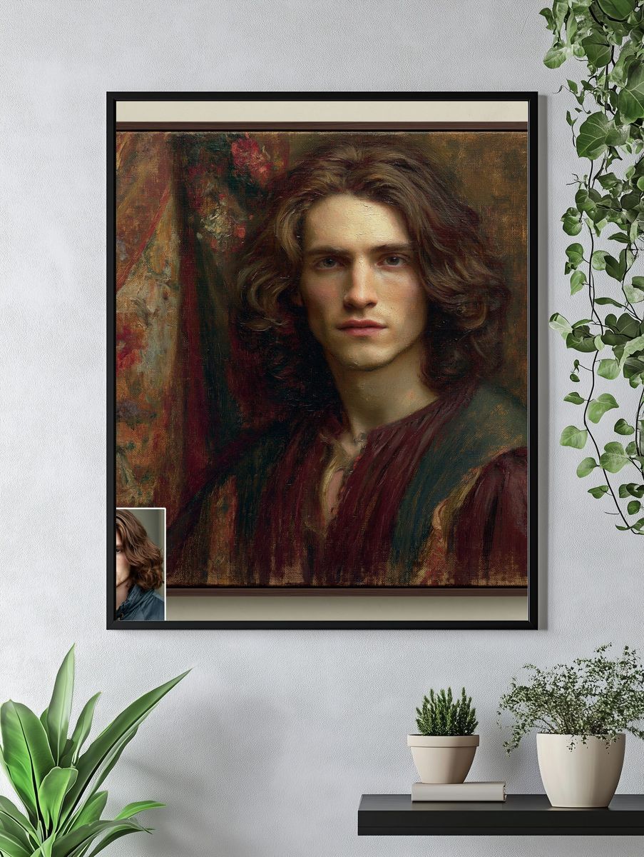 Renaissance Portrait Fine-Art Poster. — room view 4