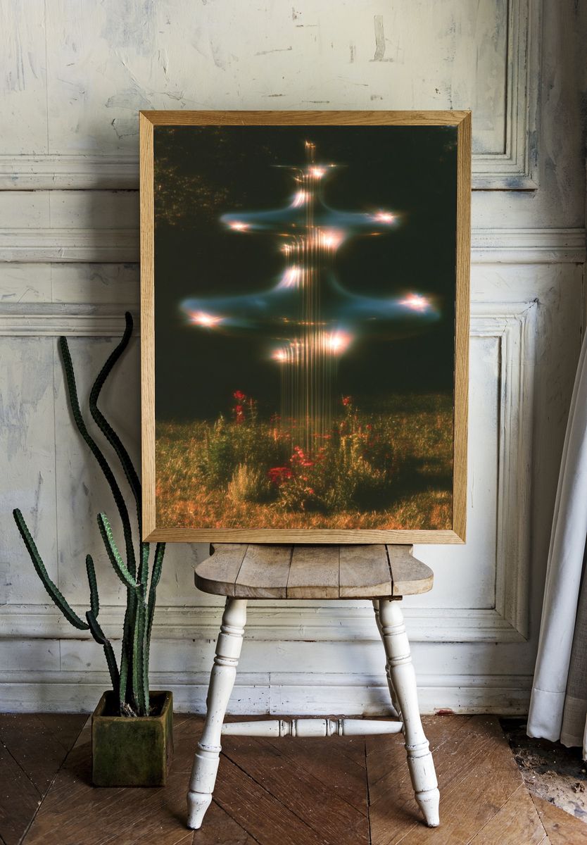 Dreamlike Garden Light Poster. room preview