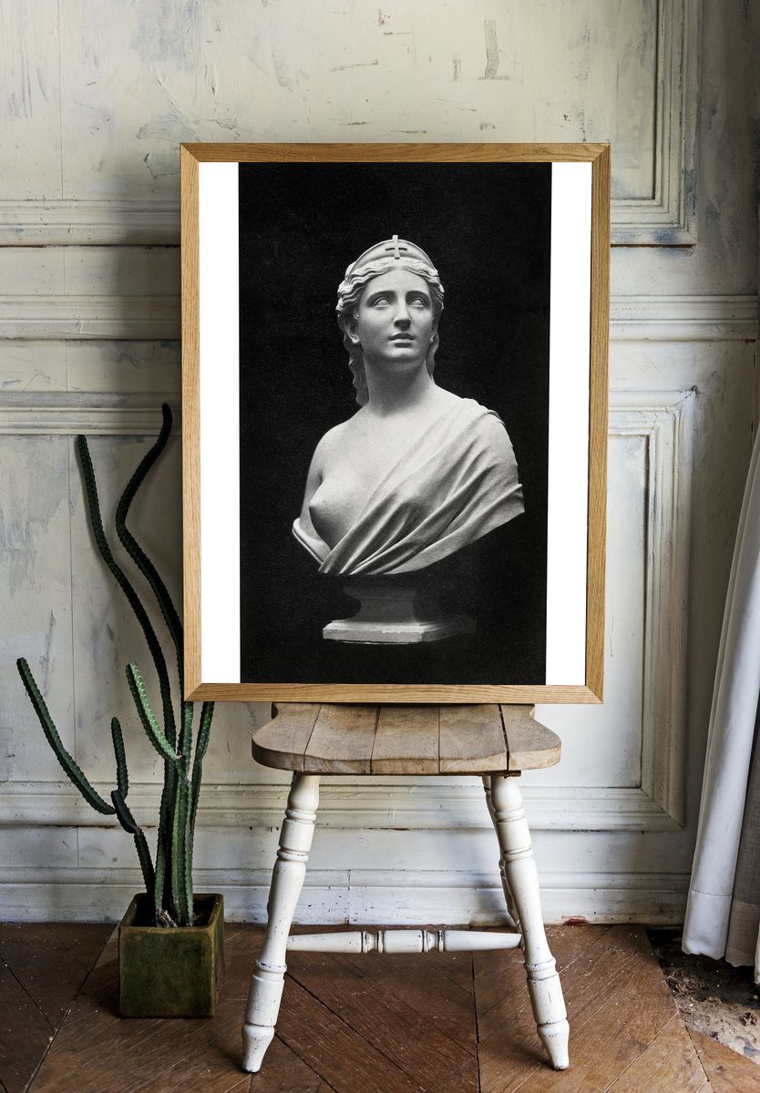 Bust Faith Hiram Powers (1870-1890). room preview