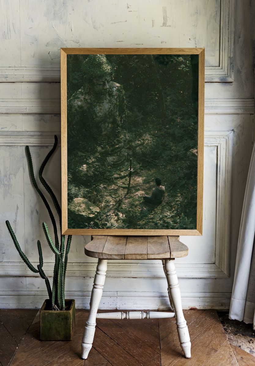 Forest Meditation — Fine-Art Print. — room view 1