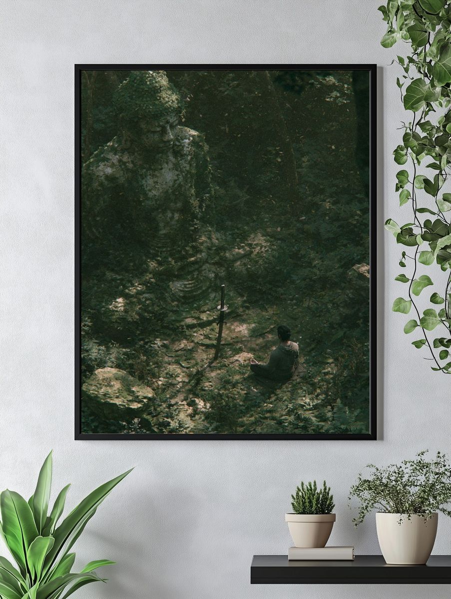 Forest Meditation — Fine-Art Print. — room view 4